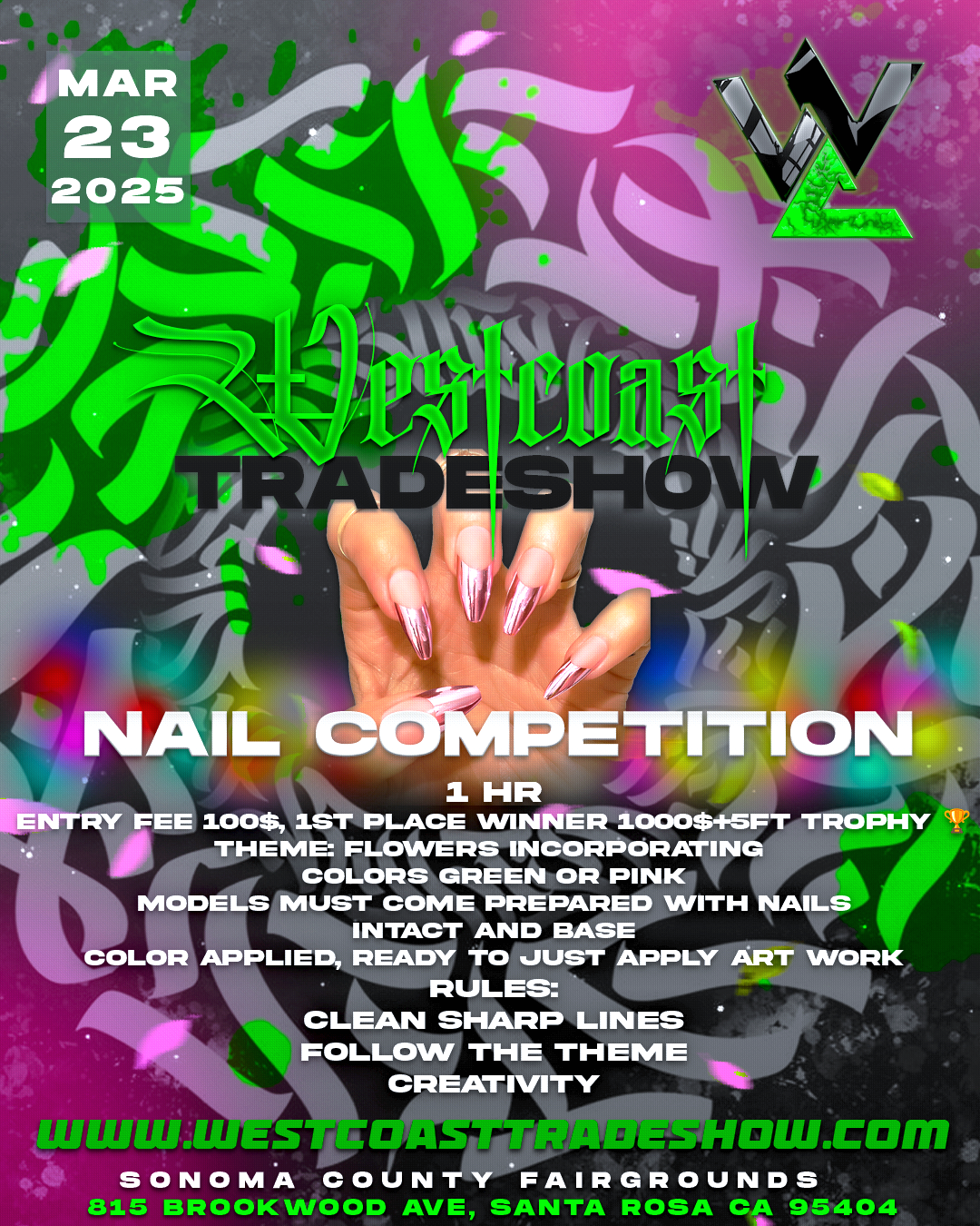 West Coast Trade Show - Nail Competition